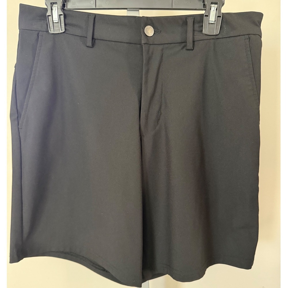 Old Navy Active Mens Black Tech Hybrid 4-Way Stretch Athletic Shorts